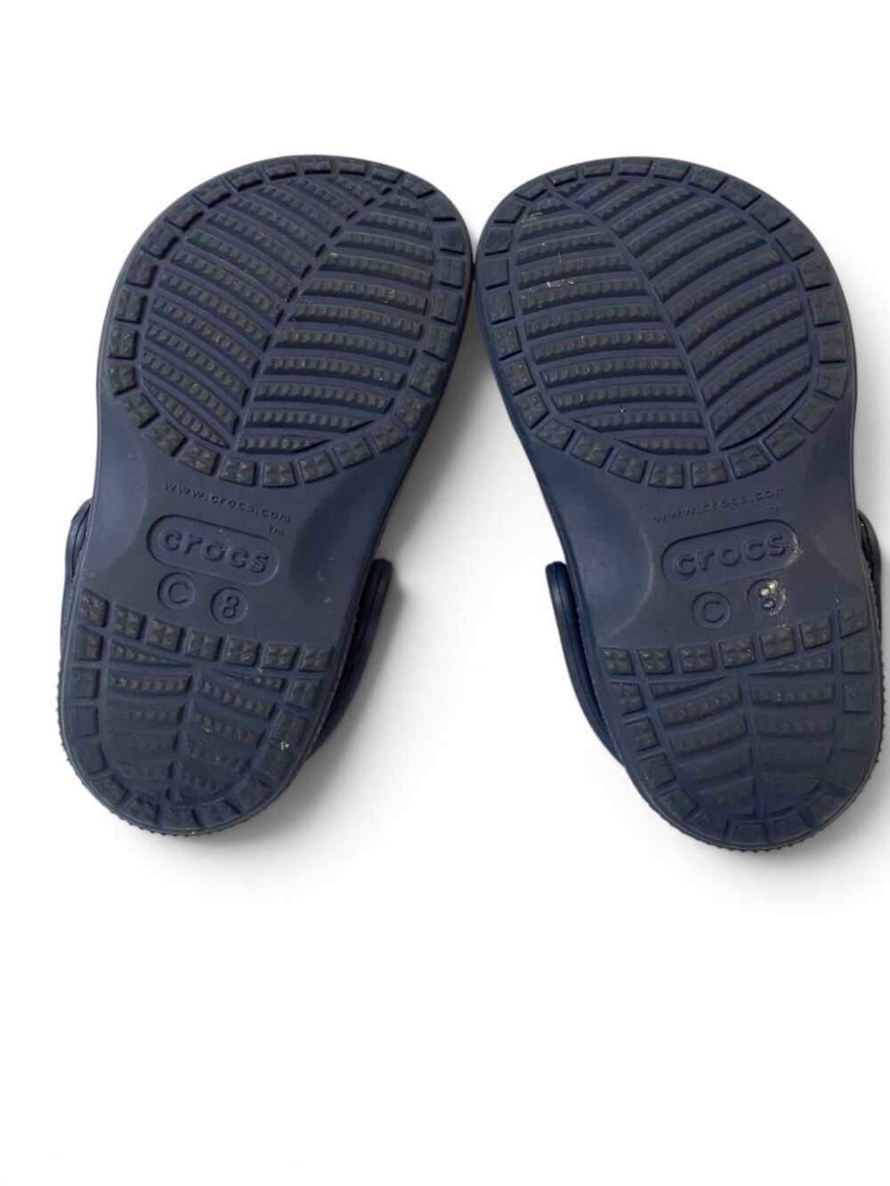 Crocs Kids Sandals Navy Blue C8 Toddler Classic Comfort Shoes - Picture 7 of 11